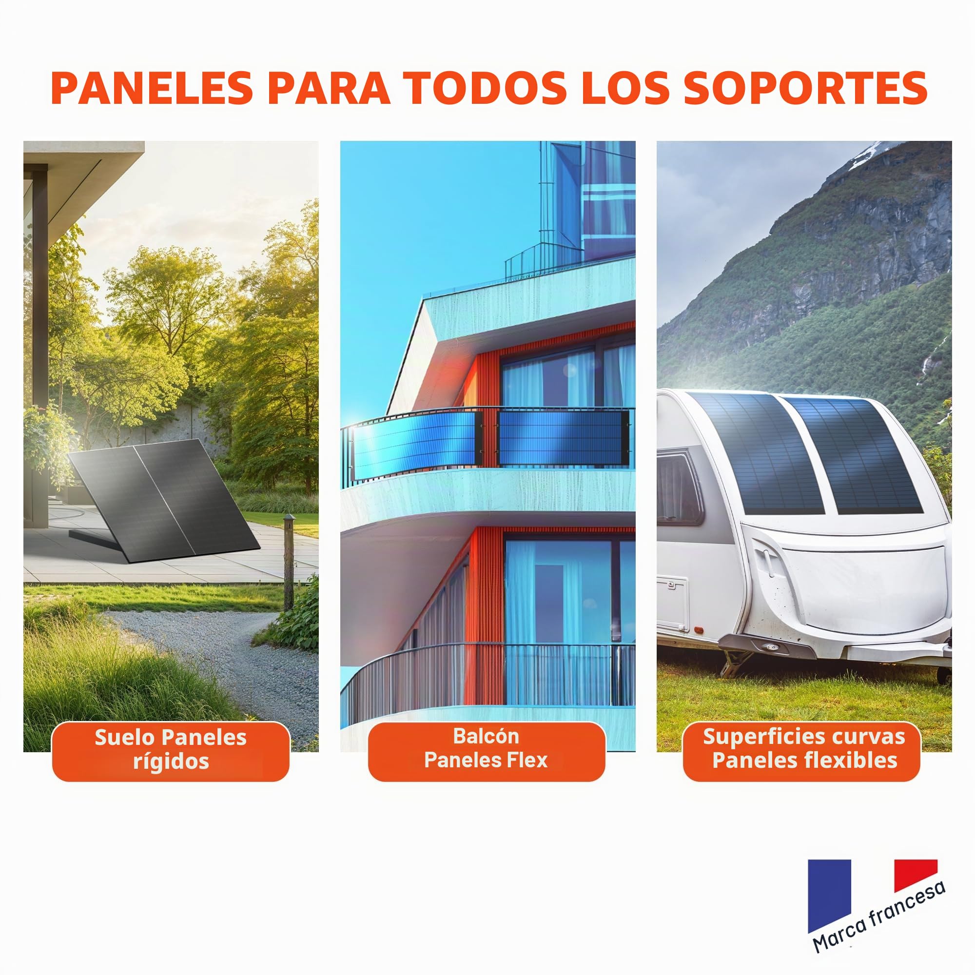 Wonder Full Energy – Kit Solar Completo Listo para conectar 300 W – Monocristalino, Alta eficiencia, IP67 – Instalación Sencilla – Apto para balcón, Jardines, Superficie de Pared, techos, etc. – Plug