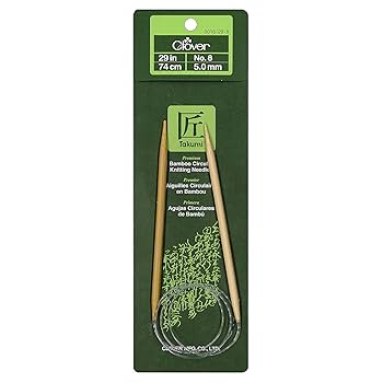 ＊kumi＊　0308 Amazon.com: Clover 3016/29-08 Takumi Bamboo Circular 29-Inch