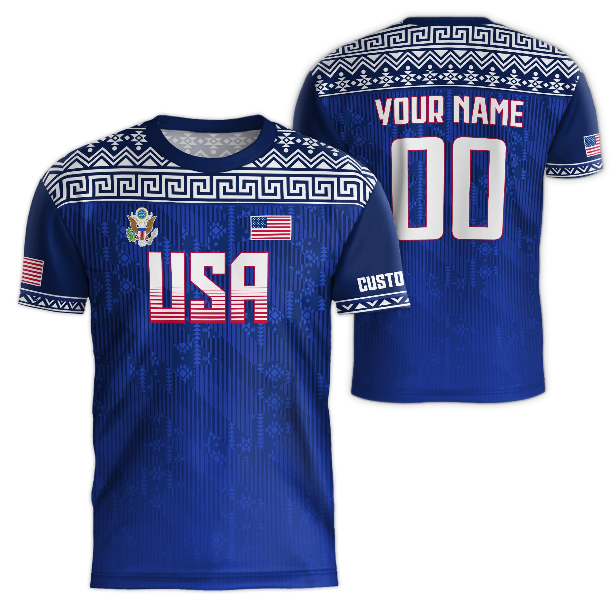 BUTILY Personalized Soccer Jersey - Men's & Kids' Team USA Sports Fan Jerseys