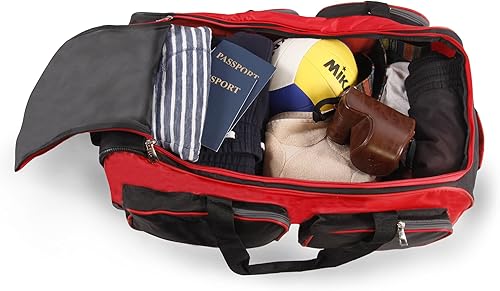 Miniatura 2 de Fila Bolsa de lona ligera con ruedas de 26 pulgadas, Rojo -, Bolsa de lona ligera con ruedas de 26"