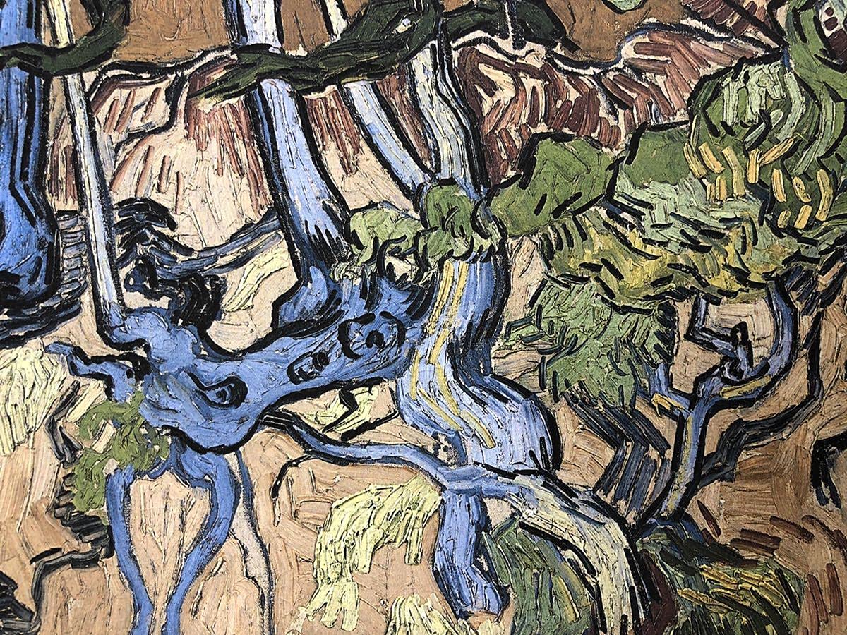 Amazon.co.jp: Vincent Van Gogh Tree Roots and Trunks A4 Poster