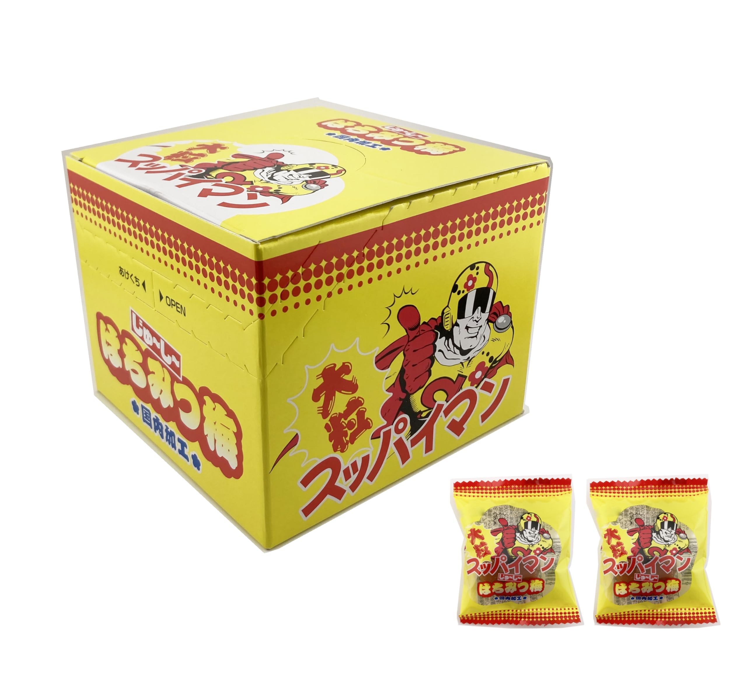 Amazon.co.jp: うちなーむん 大粒じゅーしーはちみつ梅 上間菓子店