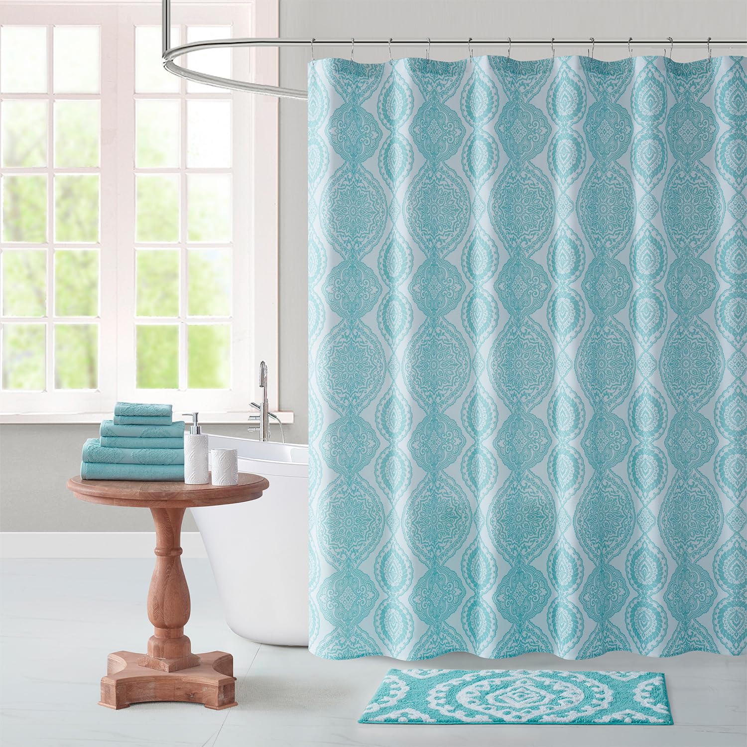 VCNY Home - Toothbrush Holder, Ceramic Countertop Accessories, Modern Home Decor (Carter Collection, White)