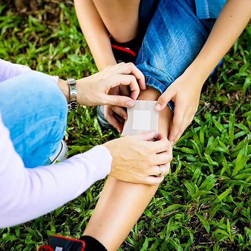 Miniatura 5 de 30 unidades de apósito de gasa con bordes, almohadillas de gasa estériles envueltas individualmente de 6 x 6 pulgadas, altamente absorbentes,