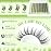Wispy Lash Clusters Kit Natural Eyelash Clusters Spiky Lash Extension Kit Pestaas Postizas Naturales C Curl Individual Lashes 10-16mm Cluster Eyelash Extensions Kit with Remover DIY Lash at Home