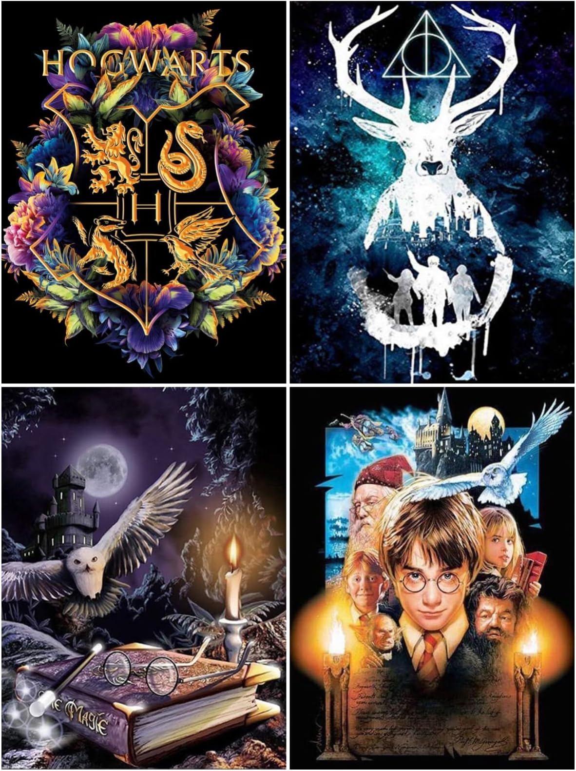 AQUARIUS Harry Potter Hogwarts Art by Numbers 16 x 20