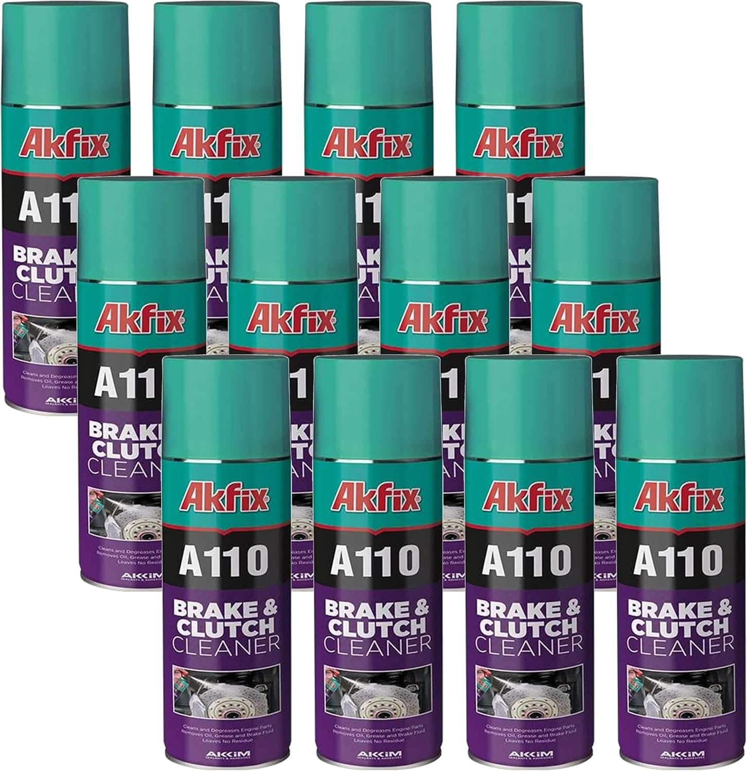 Akfix A110 Brake Parts Cleaner Strong Dust and Rust