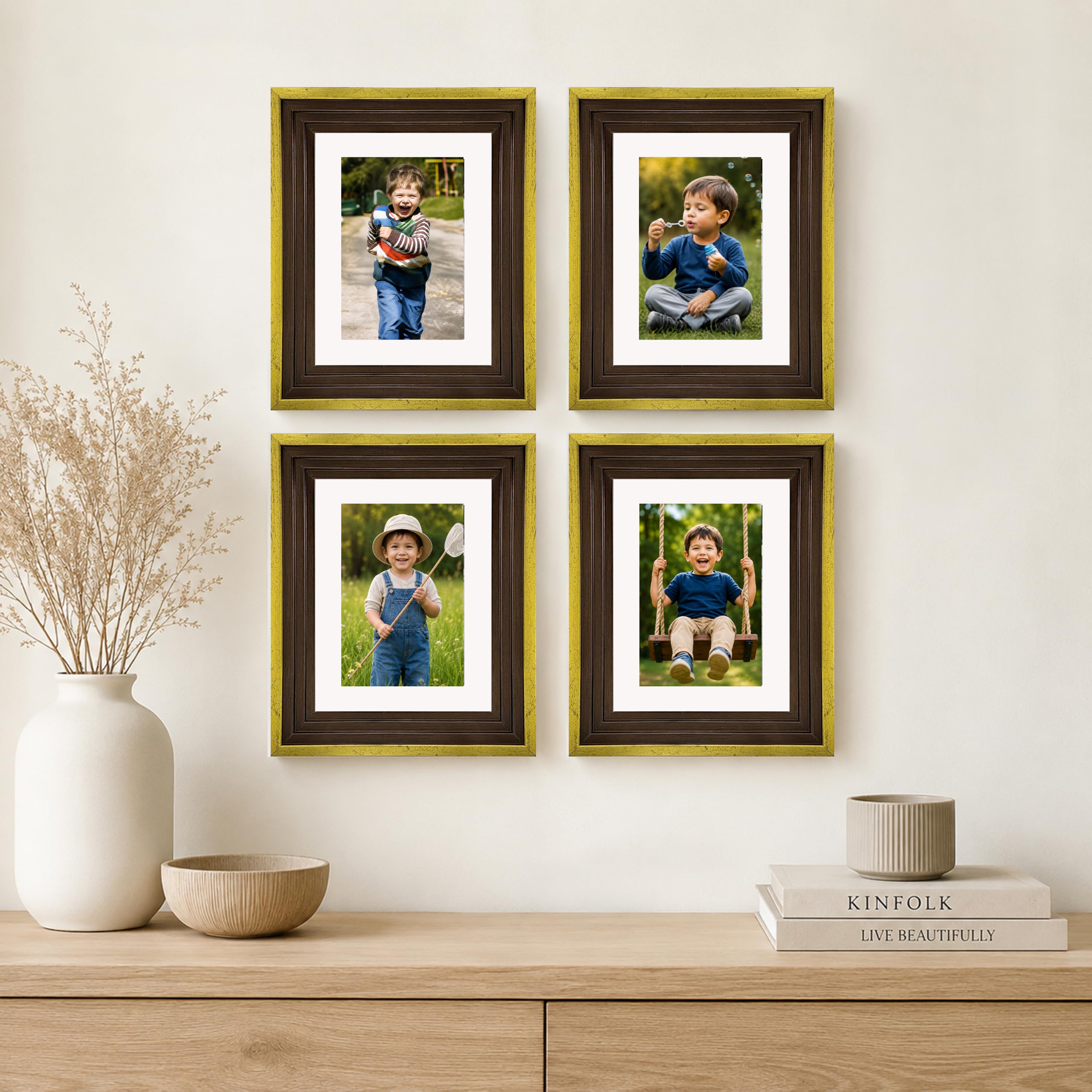 Art Street Photo Frames - Set of 4 Black -11