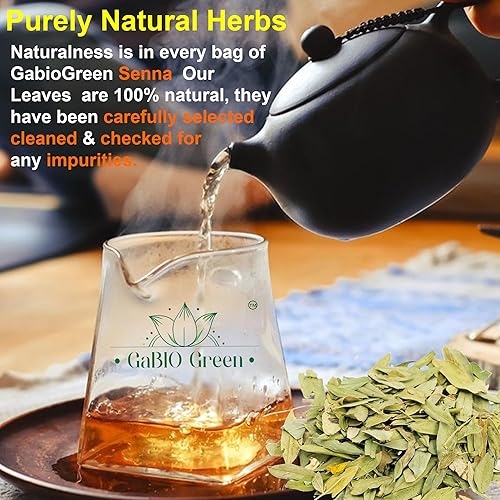 Miniatura 3 de Hojas naturales de senna hojas de hoja sen, hojas secas de hierbas senna, hojas crudas de senna, hierbas cortadas y tamizadas, sin OMG, sin gluten,