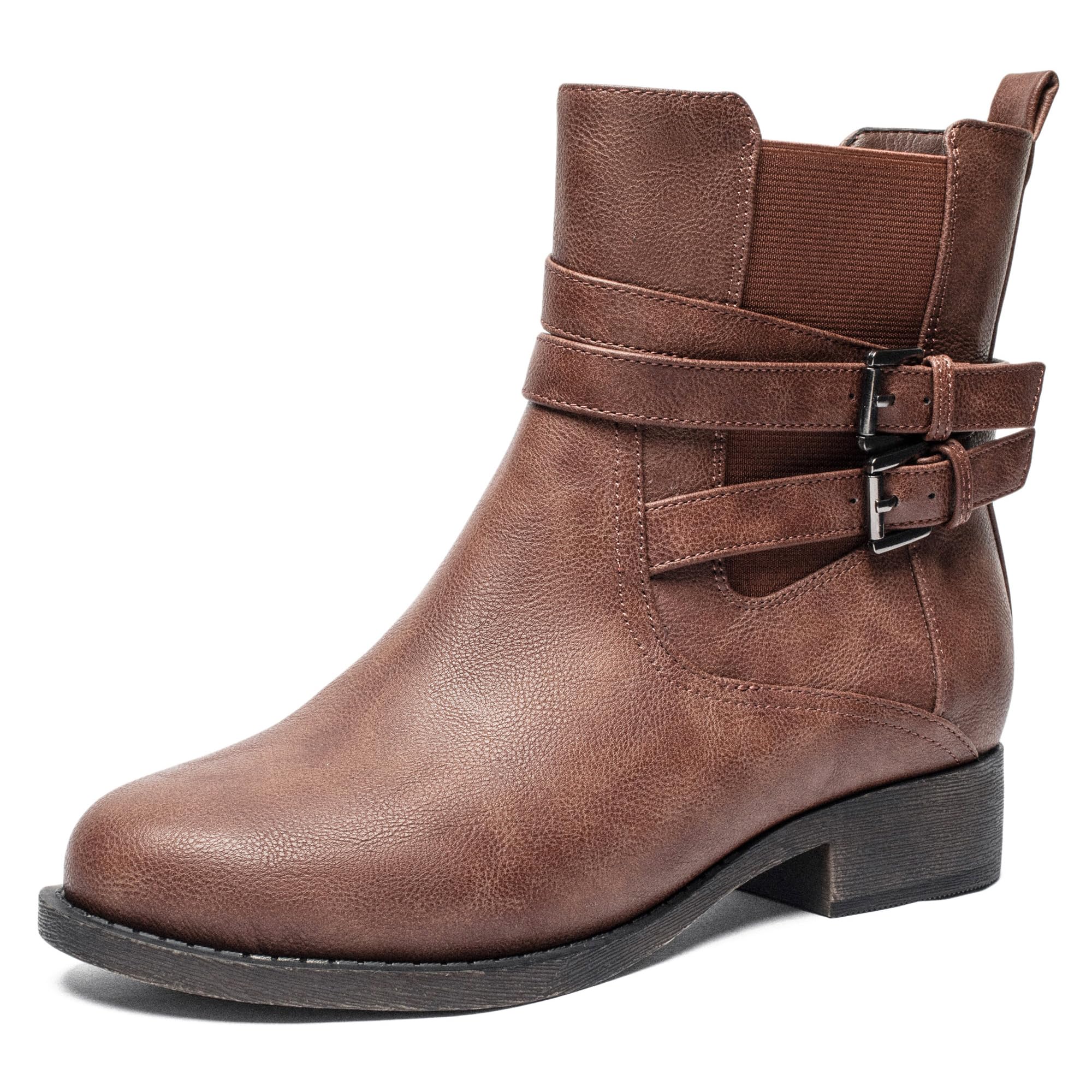 AtaiweeWomen's Ankle Boots, Classic Side Zip Comfortable Platform Boots.