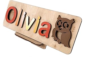 Personalized Wooden Name Puzzle for Toddlers