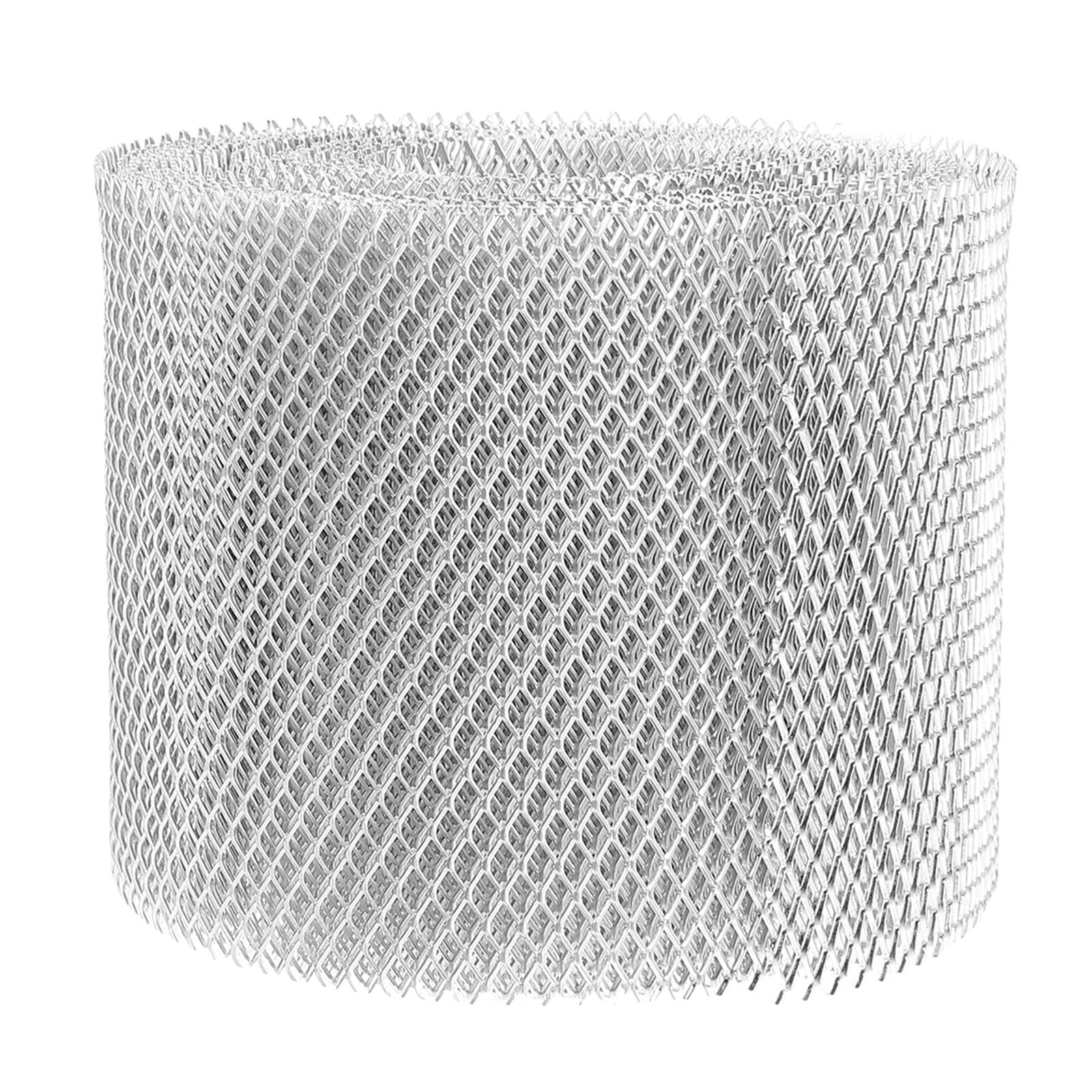 Metallblattschutz Dachrinnenschutz 6 Zoll X 12,2m Laubschutzgitter aus Aluminium Geeignet für Regenwasserablauf und Dachrinnenabdeckungen Robuste Konstruktion