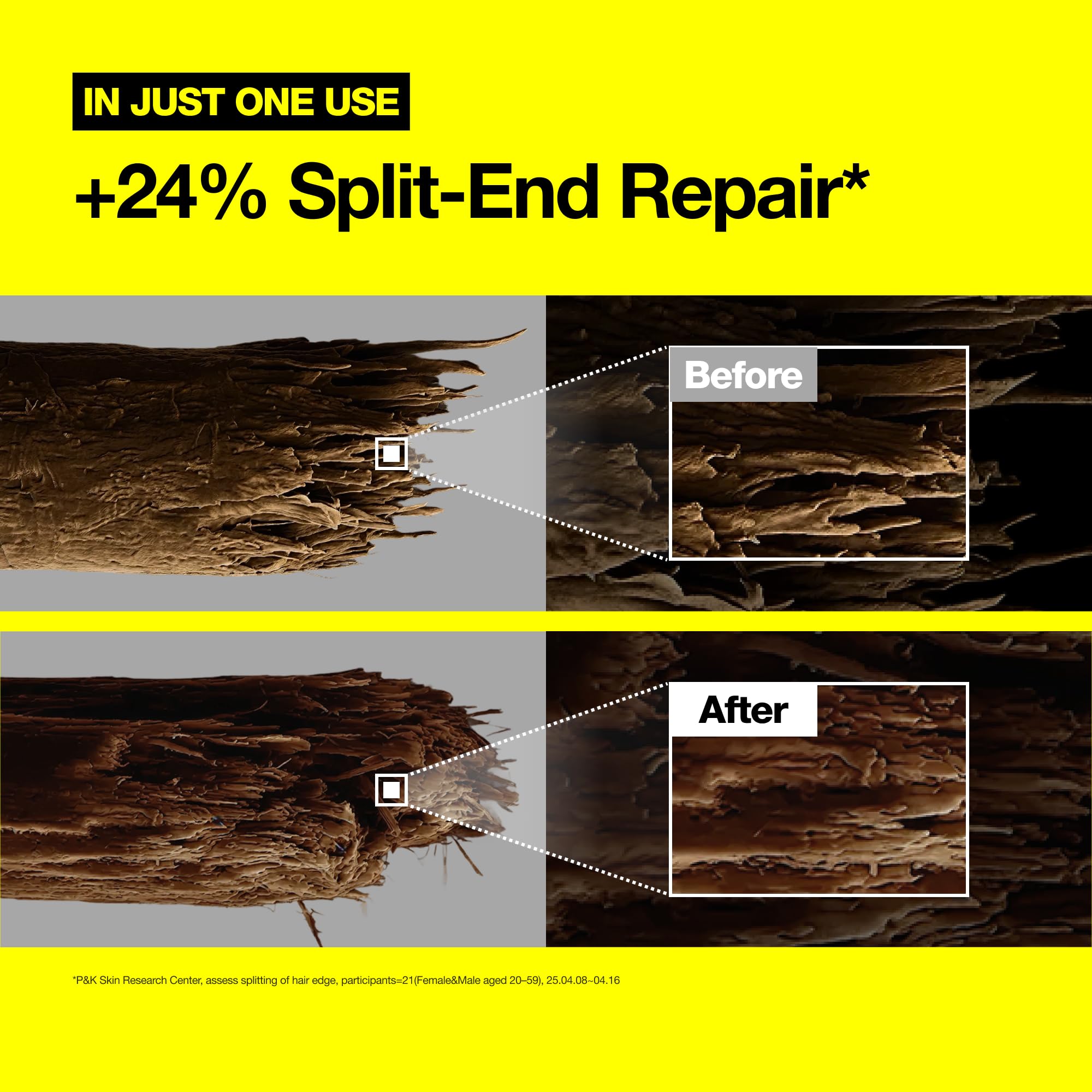 FROM LABS Hair Treatment Booster Powder for Intensive Keratin Care, Mix with FROMLABS Protein Capsule Hair Repair Treatment, For Damaged, Bleached & Frizzy Hair, 2g*8 Single‑Use Packets(Powder only)