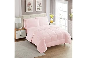 Sweet Home Collection 5 Piece Comforter Set Bag Solid Color All Season...