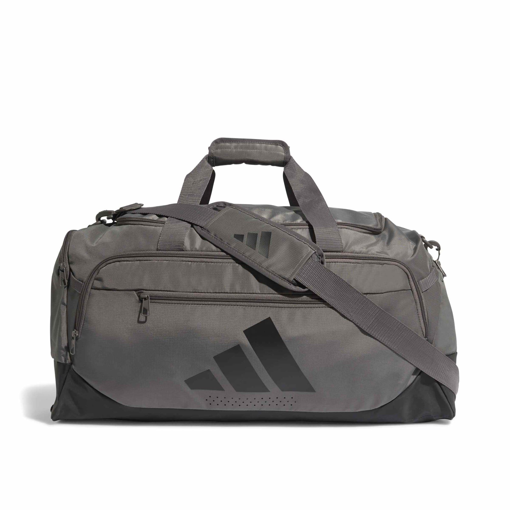 adidas Unisex Training Defender Duffle Bag Medium Duffel Bag, Charcoal/Black, One Size โ image 1