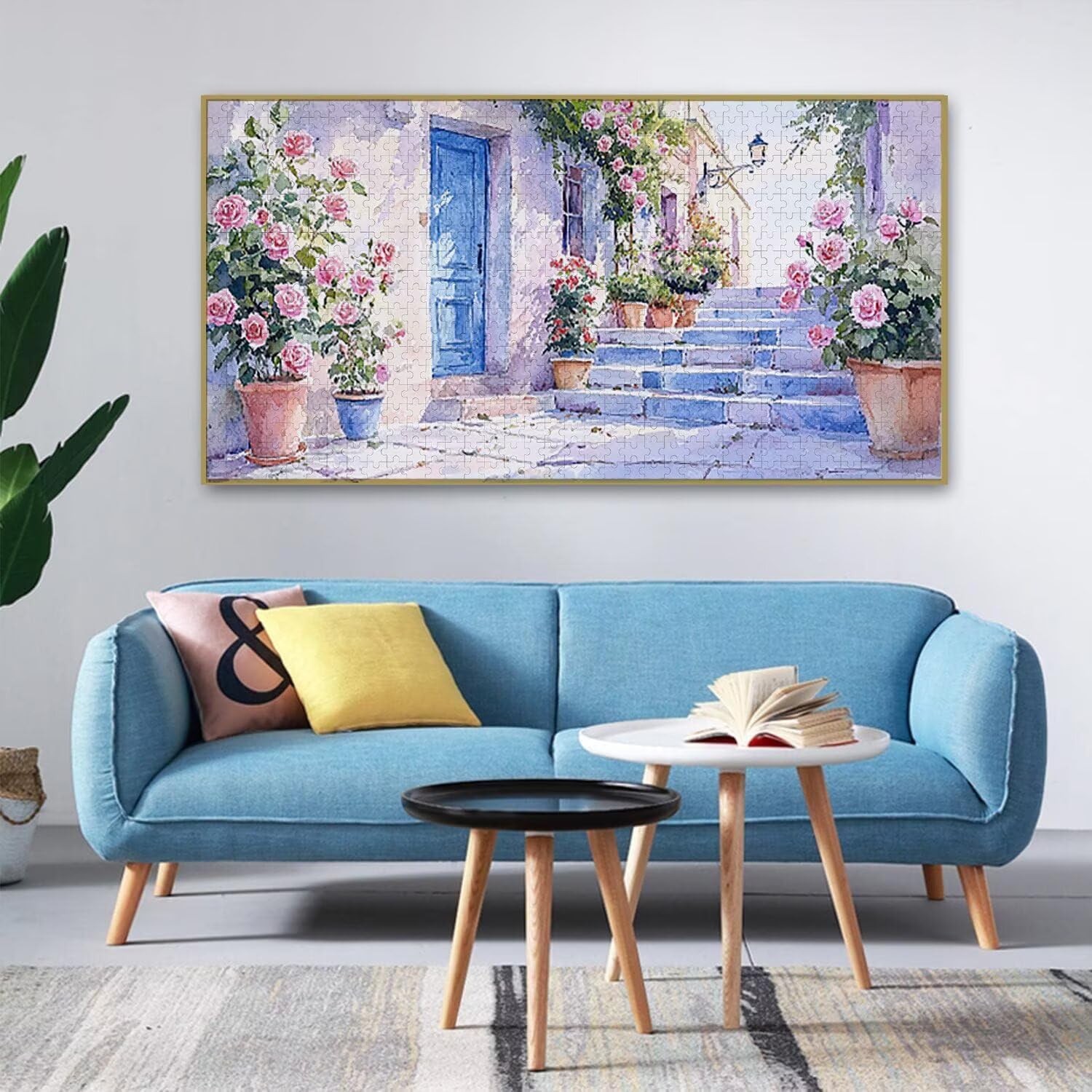 Puzzle de Madera para Adultos 1312 Piezas - Flores callejeras, Obra de Arte de Juego de Rompecabezas para Adultos, Puzzle de Impresión de Alta Definición Multicolor, Pasatiempo Creativo Regalo b-550
