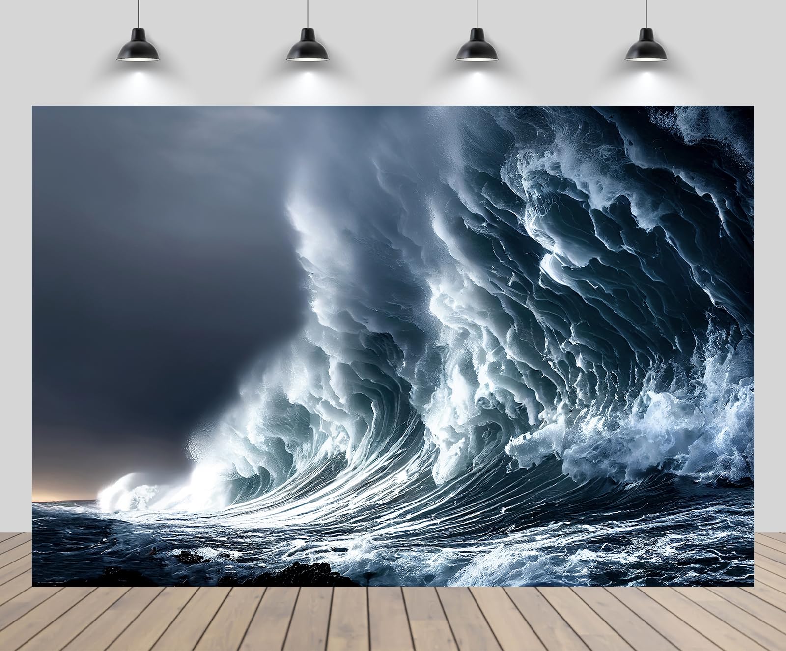 Amazon.com : CHNYWORK 10ftx8ft Storm Ocean Waves Backdrop Vortex
