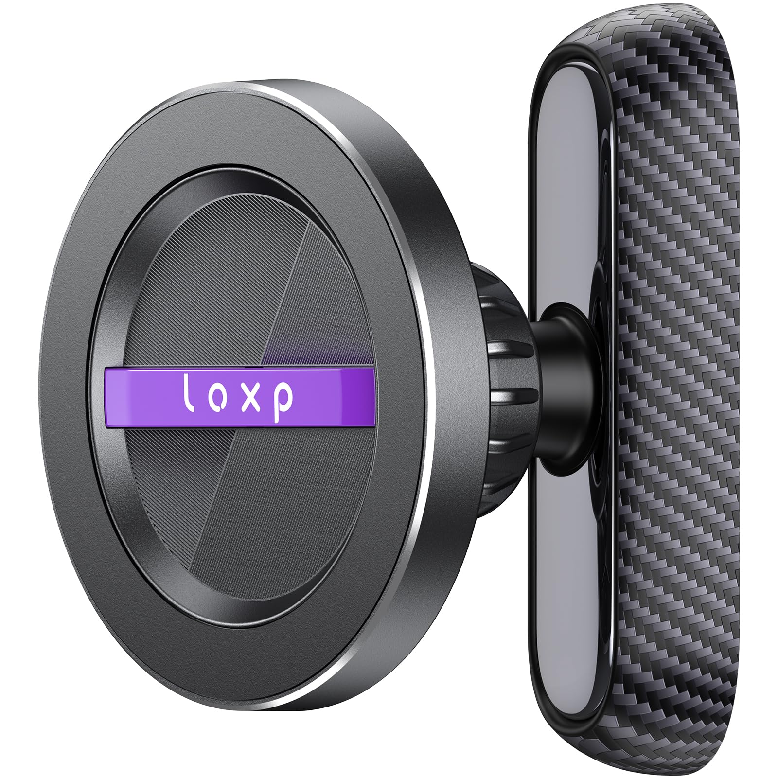 LOXP Upgraded Golf Cart Phone Holder, [Strong Magnetic] Golf Gifts for Men Him Golfers dad, 2026 Golf Cart Accessories Compatible with MagSafe iPhone 17-12 for Club Car, EZGO, Yamaha