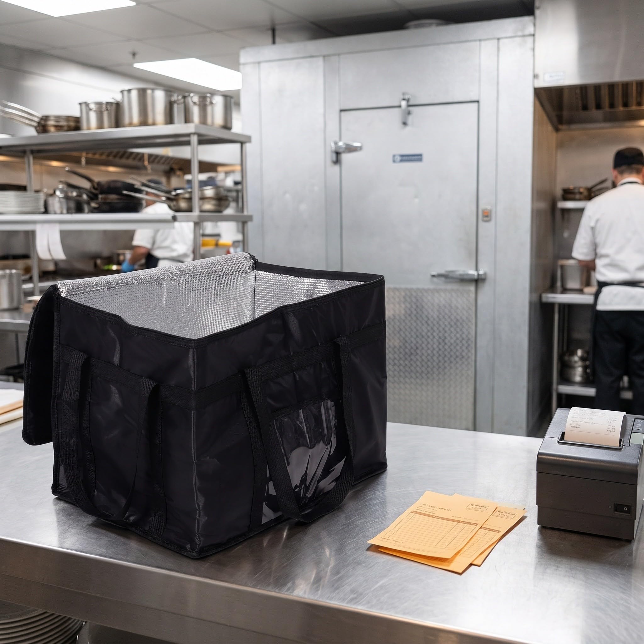 OUNONA Bolsa térmica para el Almuerzo de 70 litros, Resistente y Apta para