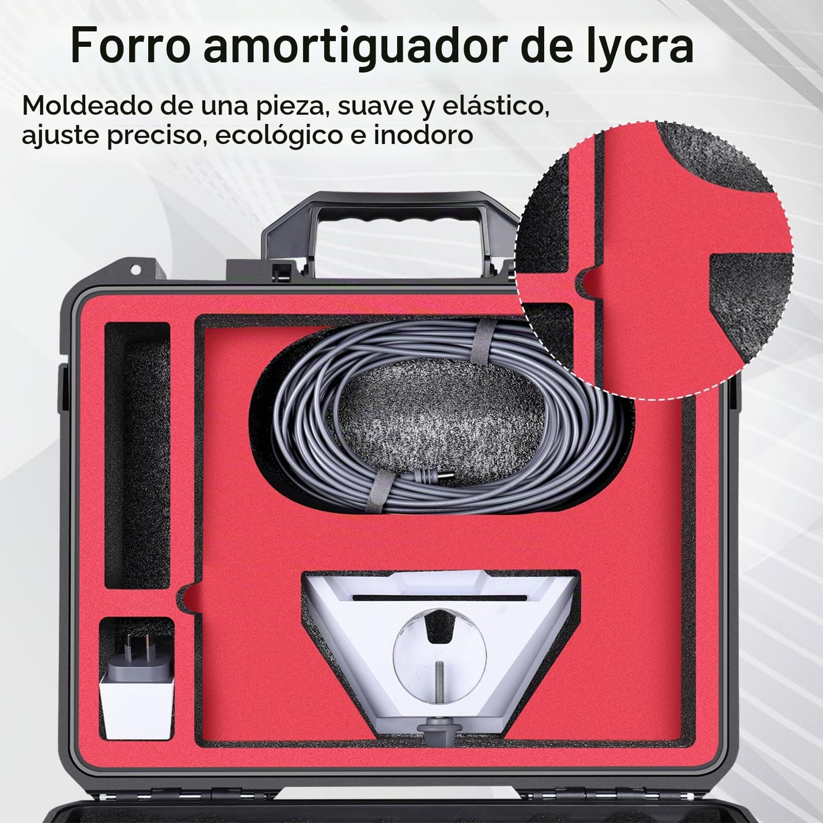 Estuche Rígido para Starlink, Estuche de Viaje Carcasa Dura de EVA Interior de Espuma Que Absorbe los Golpes Resistente al Agua y a los Golpes Estuche de Viaje Portátil de Almacenamiento