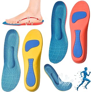 Vibbang 2 Pares Plantillas Soporte De Arco Cómodo, Plantillas Fascitis Plantar, Plantillas Ortopédicas Para Mujeres y Hombres, Para Pies Planos, Dolor De Pie, Fascitis Plantar (39-40)
