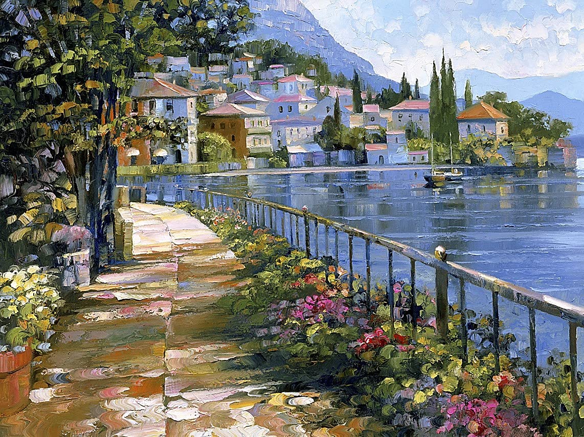 Amazon.com: Picture Peddler Sunlit Stroll by Howard Behrens