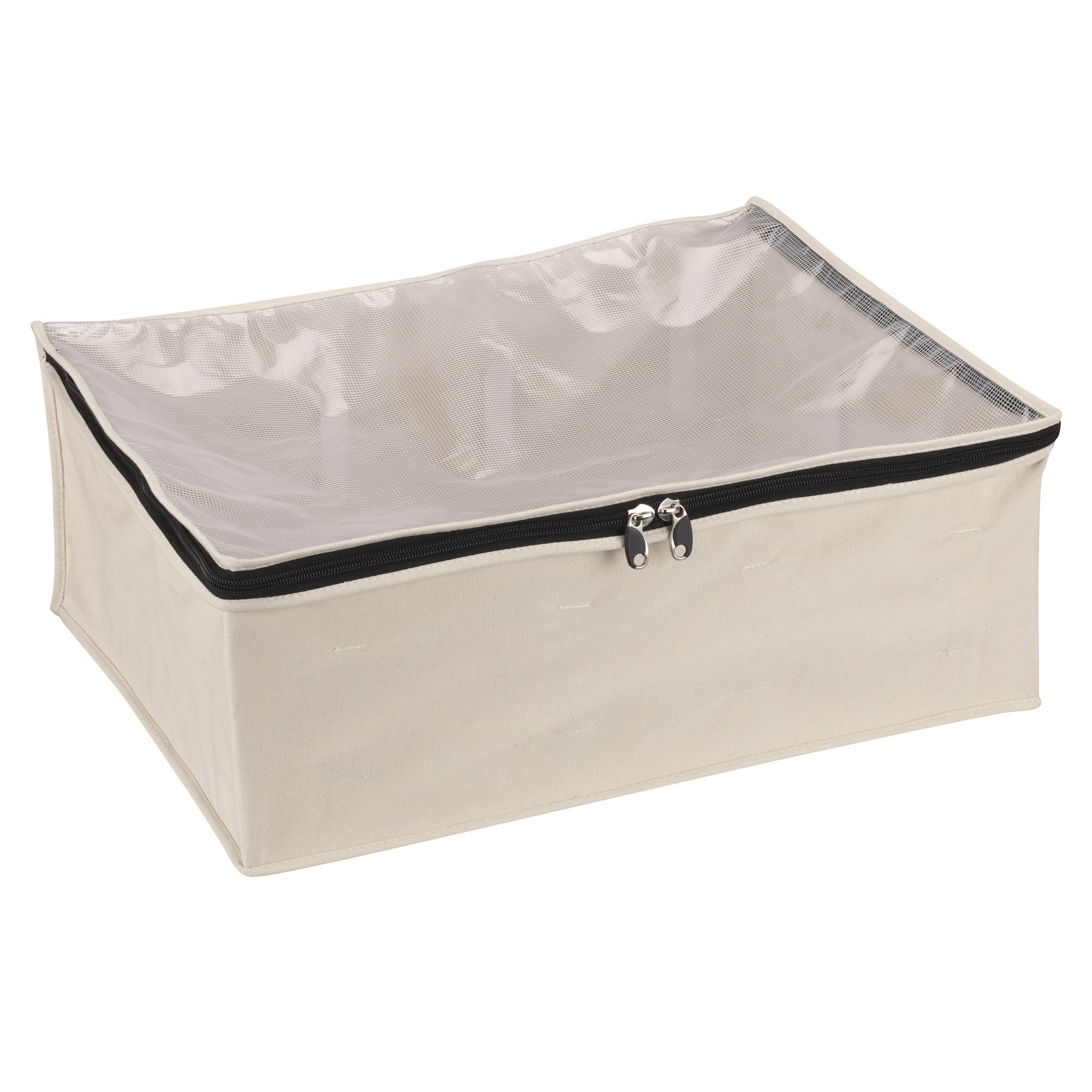 Household   Essentials  Cedarline Collection Natural Cotton Canvas Blanket Storage Bag