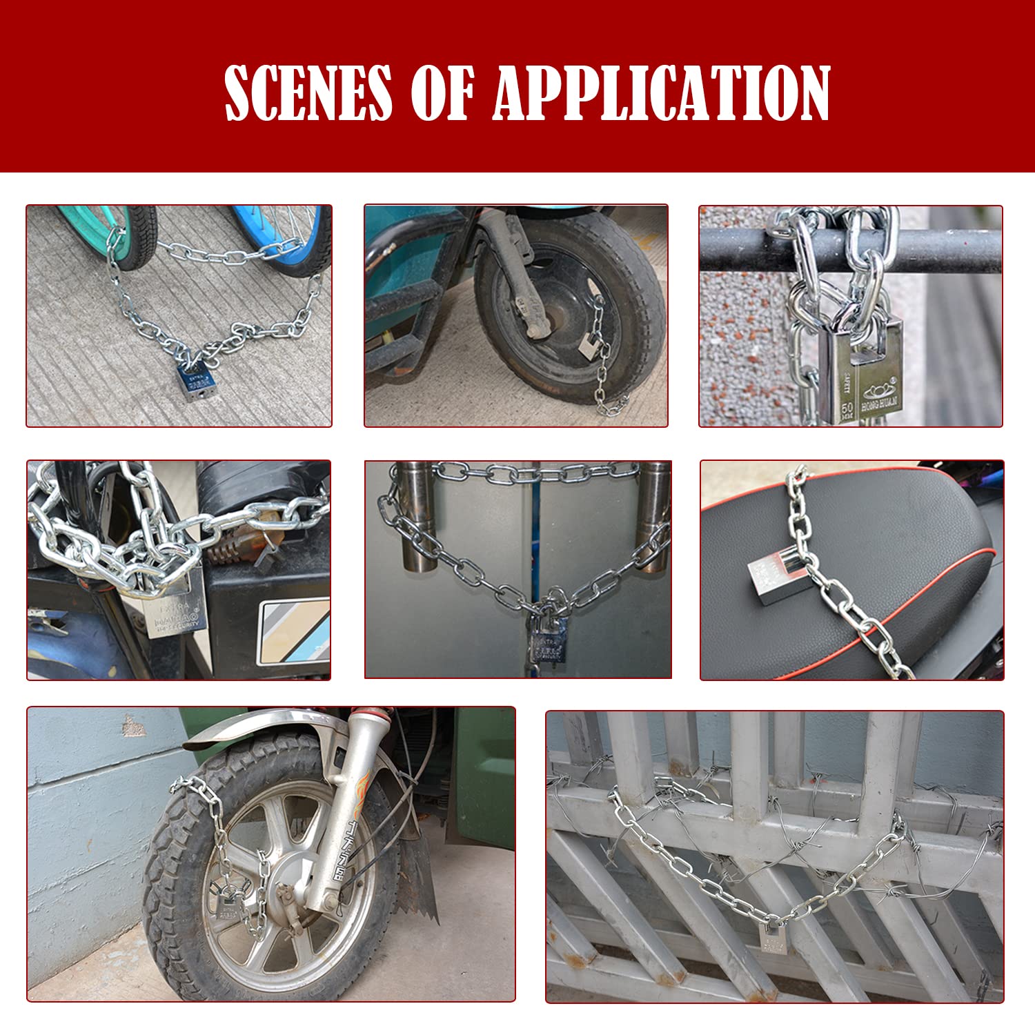 MroMax 3Pcs D-Shape Hardened Padlock 50mm Steel Keyed Alike For Tcontainer Storages Warehouses Vehicles Outside Places Have Bad Conditoin Of Weather Silver Tone - View #2