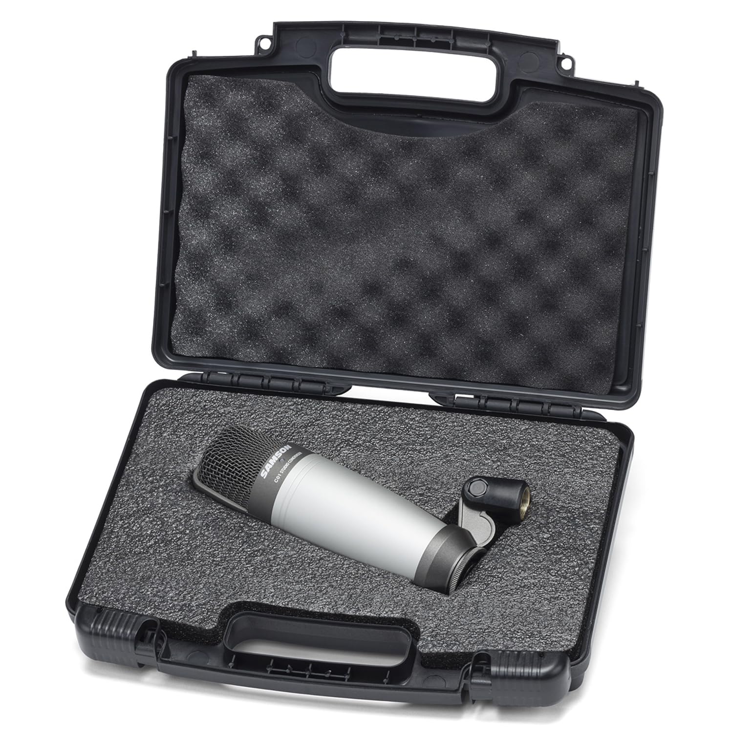 Samson C-01 Kondensator-Mikrofon mit keepdrum Gelenkarm Weiss