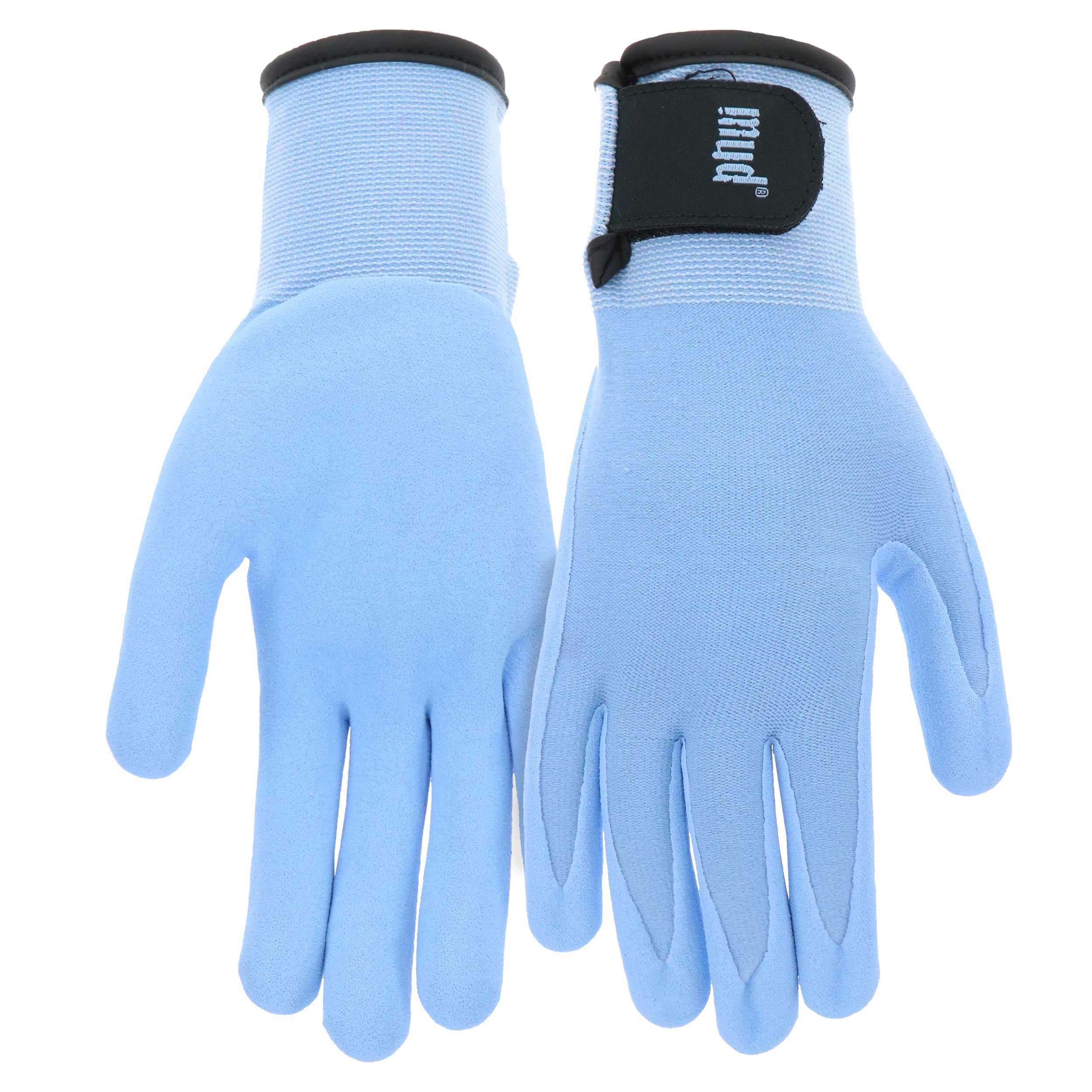 Grip Women's Polyester Blend Shell and Water Resistant Sandy Nitrile Coated Palm Abrasion Resistant, Excellent Grip