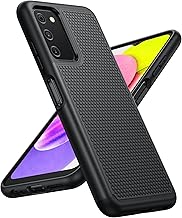 BNIUT for Samsung Galaxy A03s Case: Dual Layer Shockproof Protective Heavy Duty Cell Phone Cover Rugged with Non Slip Textured Back - Military Protection Bumper Tough - 6.5inch (Black Matte)