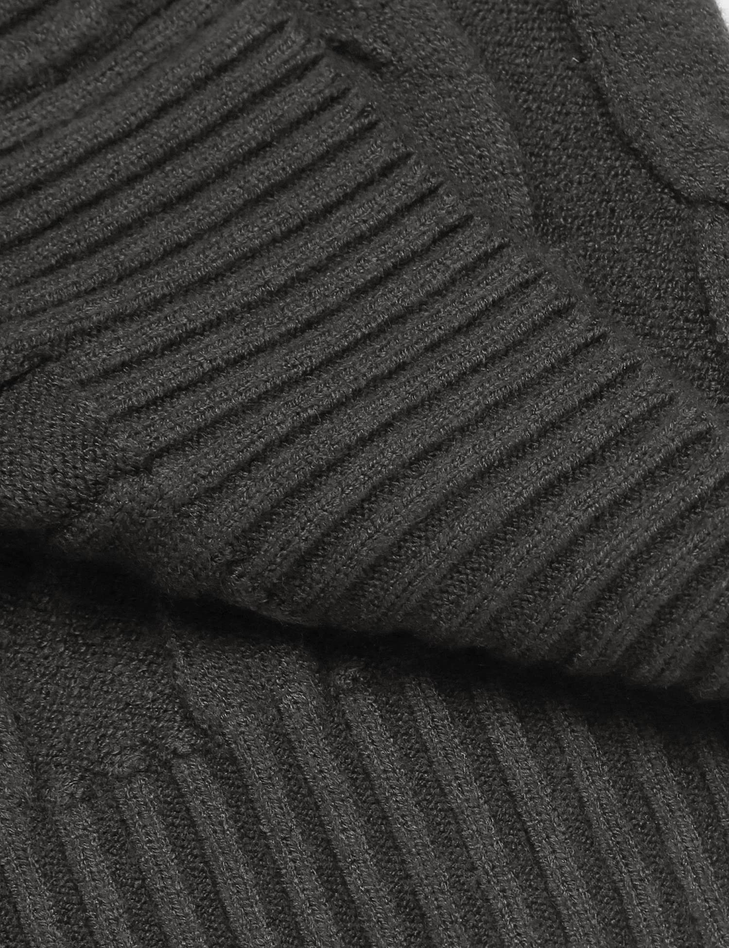 Coofandy Men's Slim Fit Turtleneck Sweater Casual Twisted Knitted Pullover Sweaters (XX-Large, Charcoal Grey)