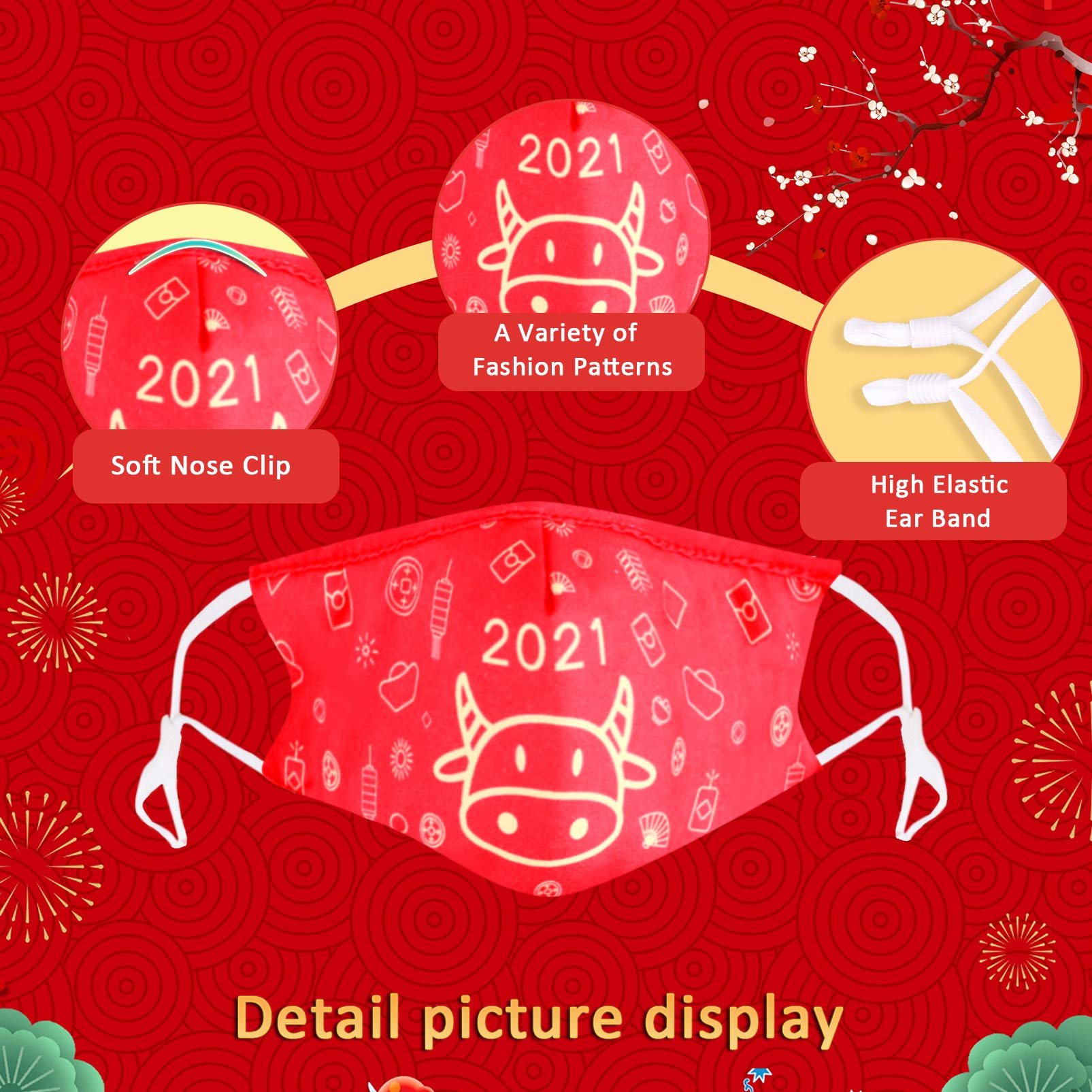 Chinese New Year Face Mask