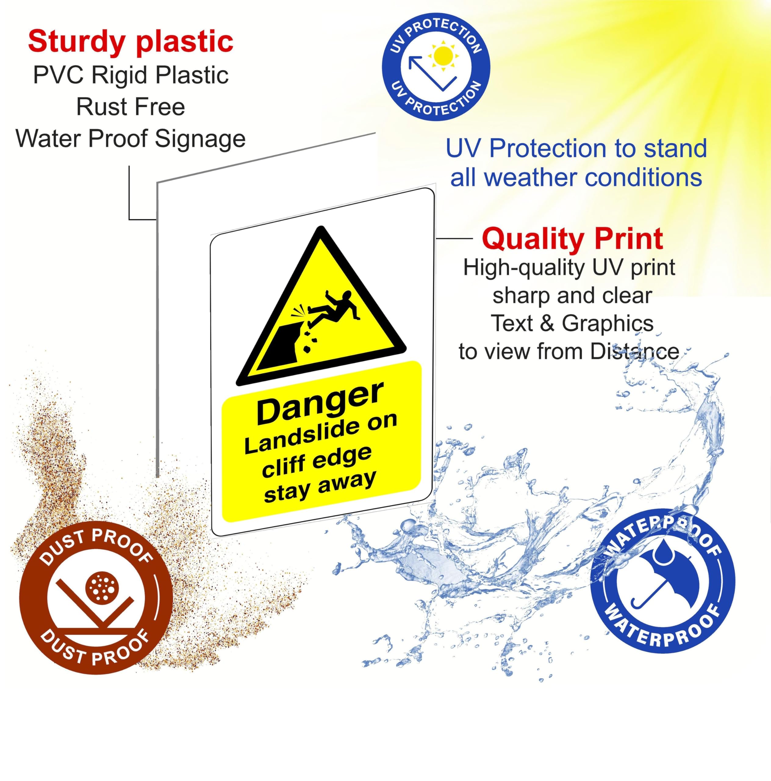 Cartello CCTV In Operazione, Standard [4 Mm, 150 Mm X 200 Mm - A5 - Foto 8