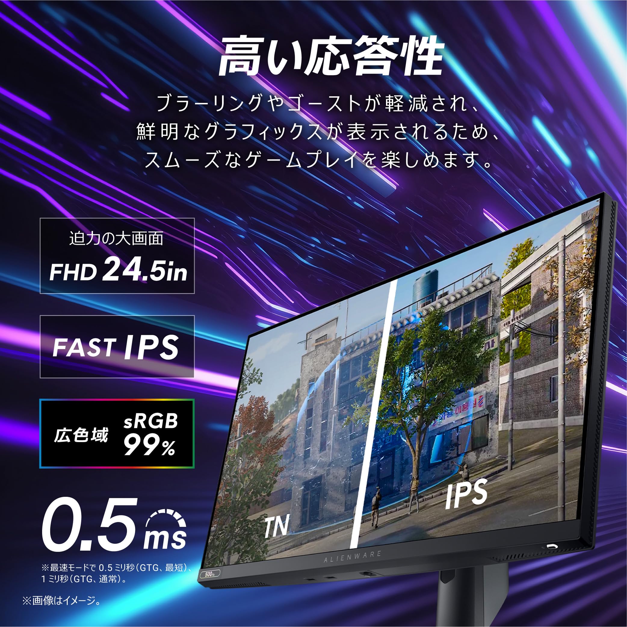 Amazon.co.jp: Dell AW2524HF 24.5インチ Alienware ゲーミング 