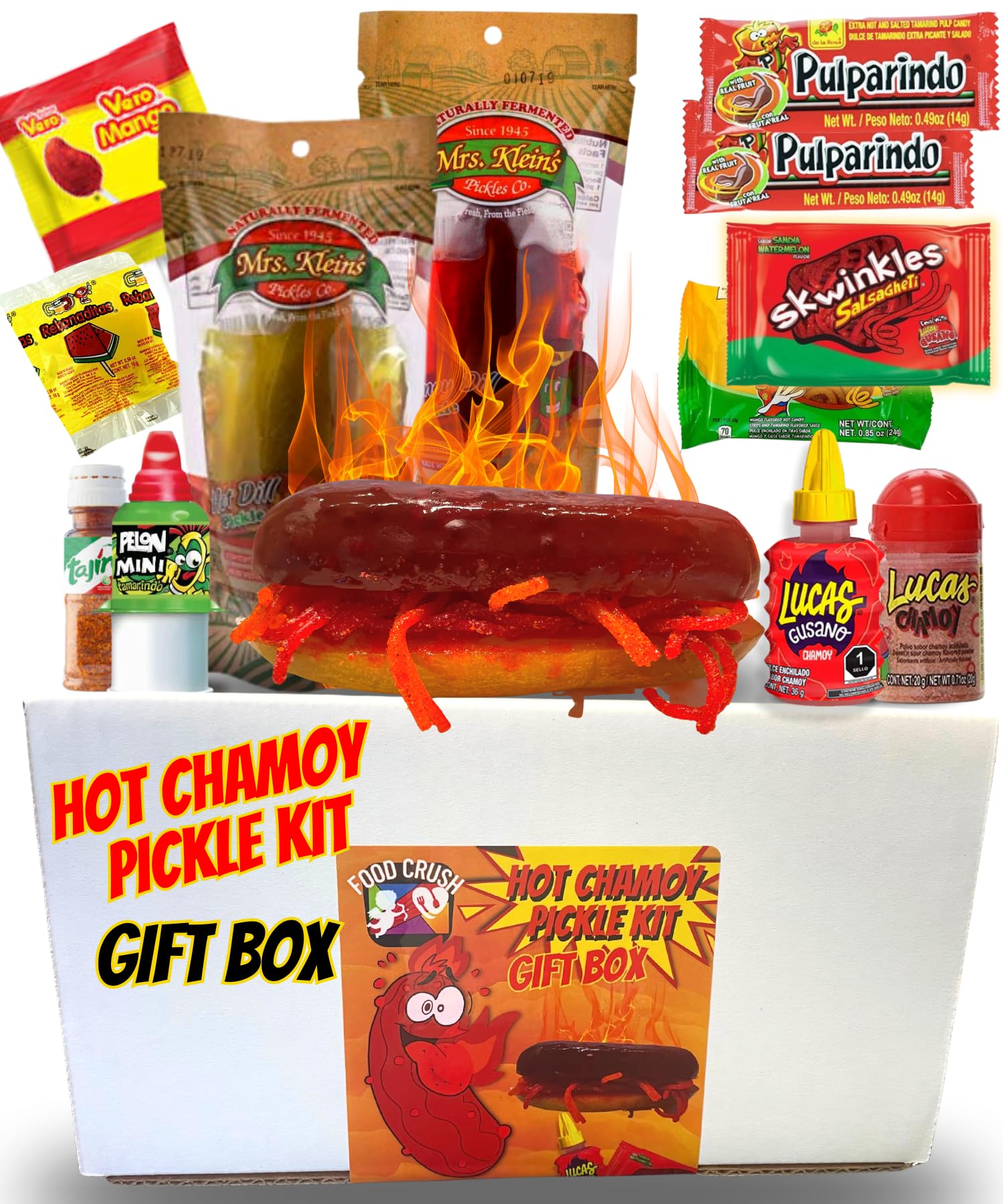 Buy Food Crush Hot Chamoy Pickle Kit • 1 Chamoy Pickle + 1 Hot Pickle, chamoy powder, chamoy