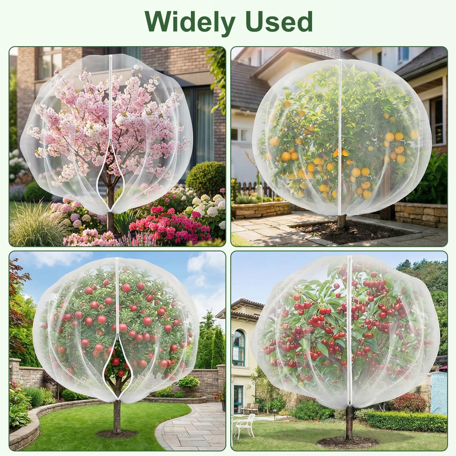 Filet Anti Insecte Arbre Fruitier Sac Protection Plantes 1.2 x 1.5 m