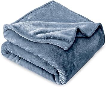 VAS COLLECTIONS® Premium Plush Single Blanket | 300 GSM Lightweight Cozy Soft for Bed, Sofa, Couch, Travel & Camping| 150x220 cm or 60X86 inches | New - image, photos