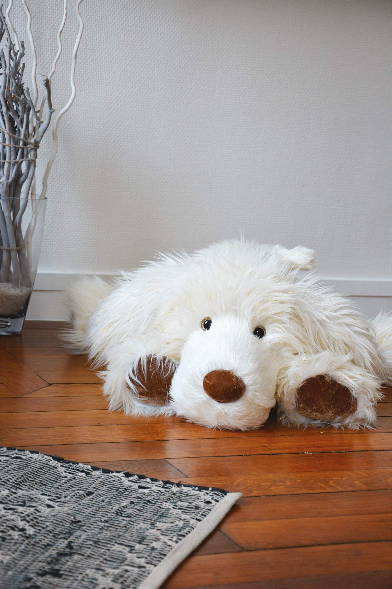 Historia de Oso Glitter Peluche Perro