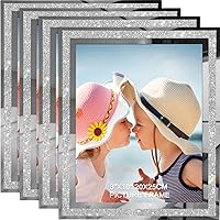 Vista 26 de IZIDDO Juego de 2 Marcos de Fotos de 4 x 6 Pulgadas, Marco de Foto de Vidrio Negro, Solo para Exhibición en Mesa, Marco de Foto para Regalo
