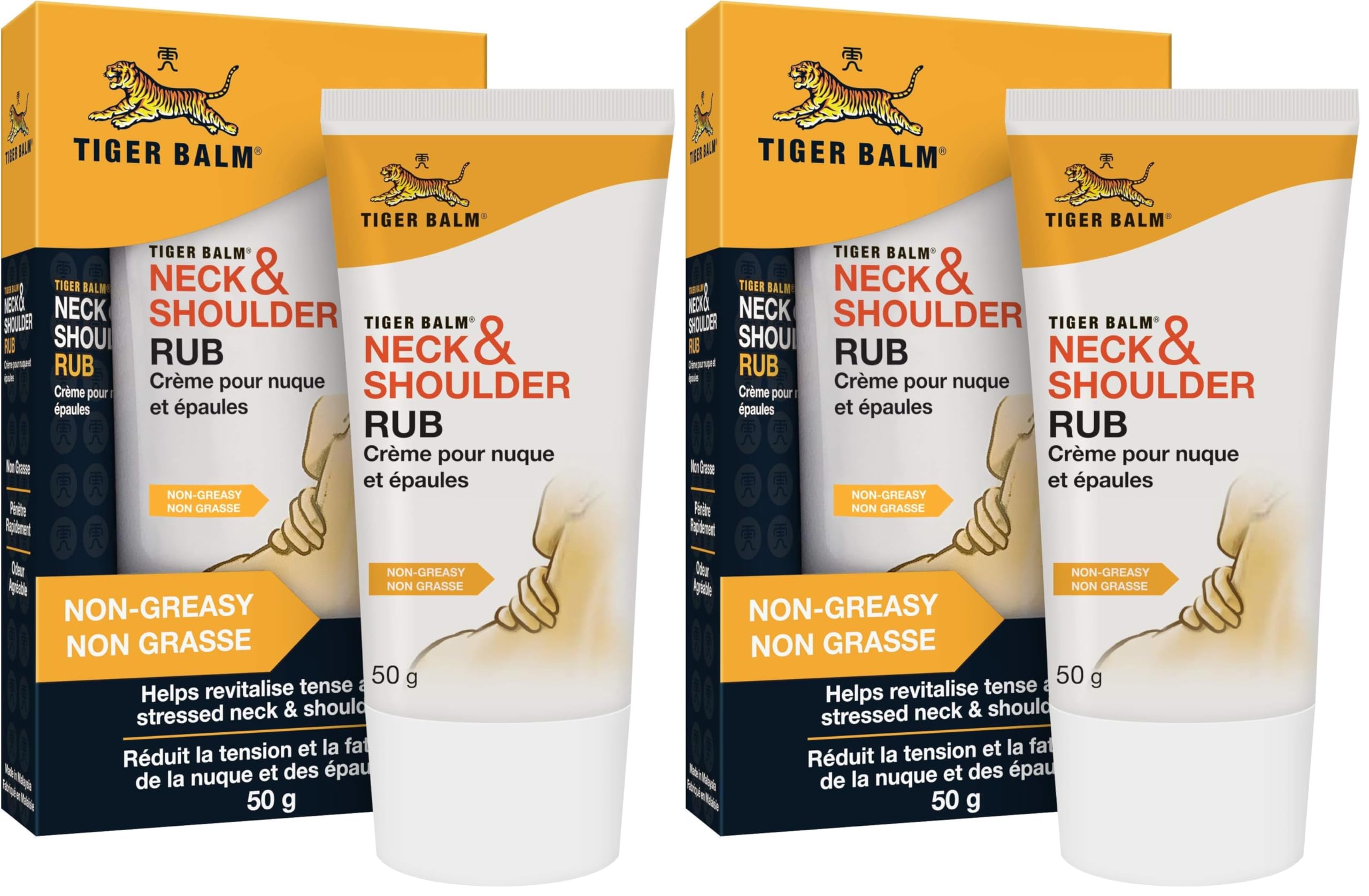 Tiger Balm Nacken- und Schulter-Creme (Packung mit 2)