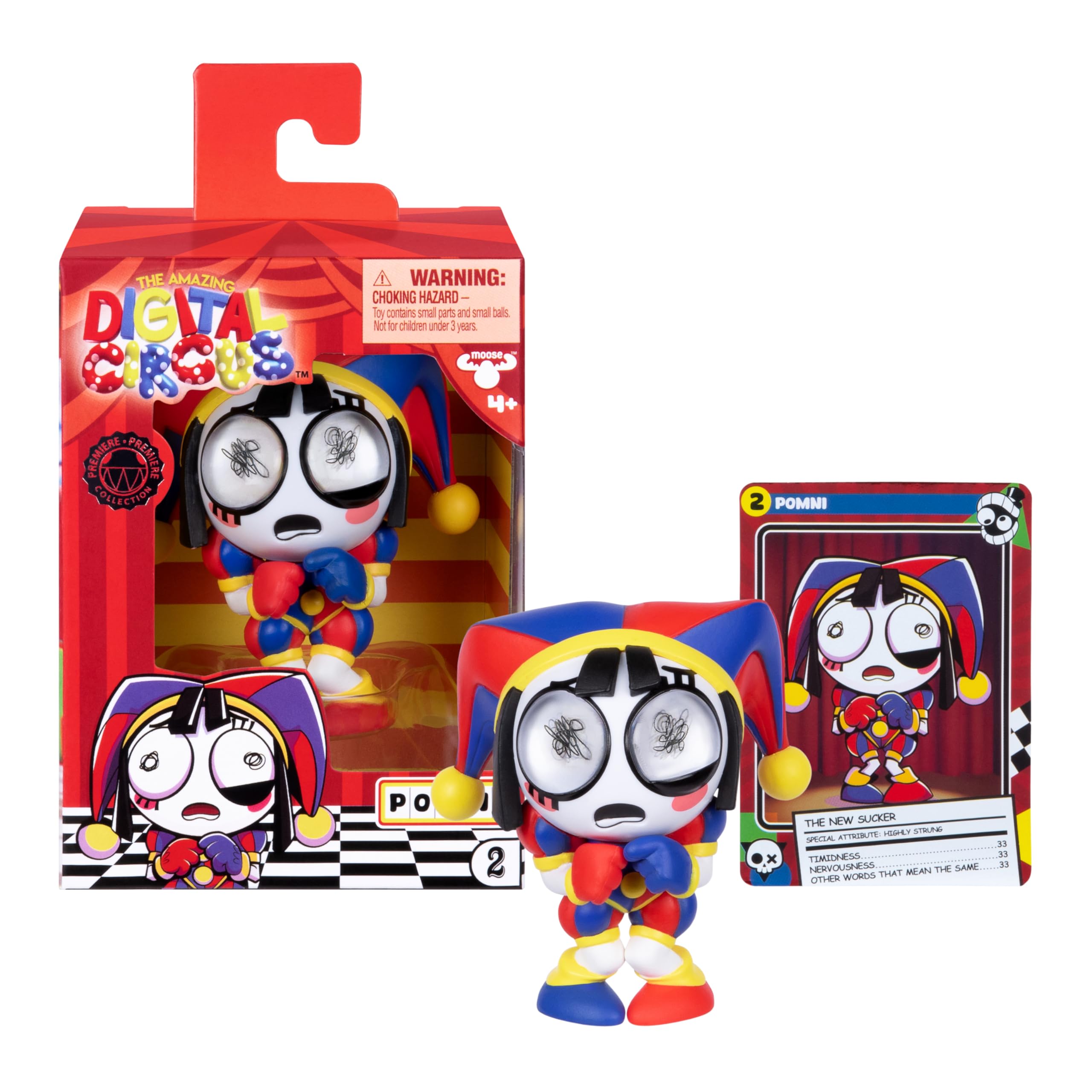 ポムニ lconic Amazing Digital Circus Officially Licensed Pomni Vinyl Figure