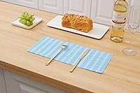 Vista 8 de Toallas de Limpieza Reutilizables, Toalla Práctica Multiusos, Toallitas Húmedas Reutilizables Azules, Toallitas de Cocina Desechables Secas, Toallas