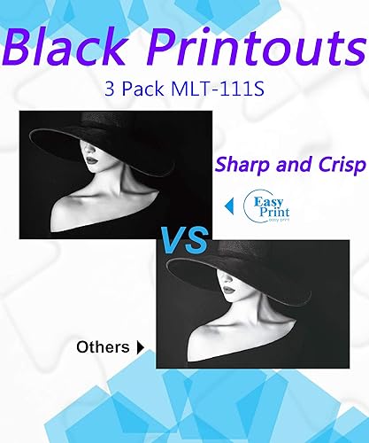 Miniatura 4 de EasyPrint - Cartucho de tóner compatible con T111s (3 unidades) para Samsung MLT-D111S 111S utilizado para impresoras M2020, M2022, M2070, M2071,