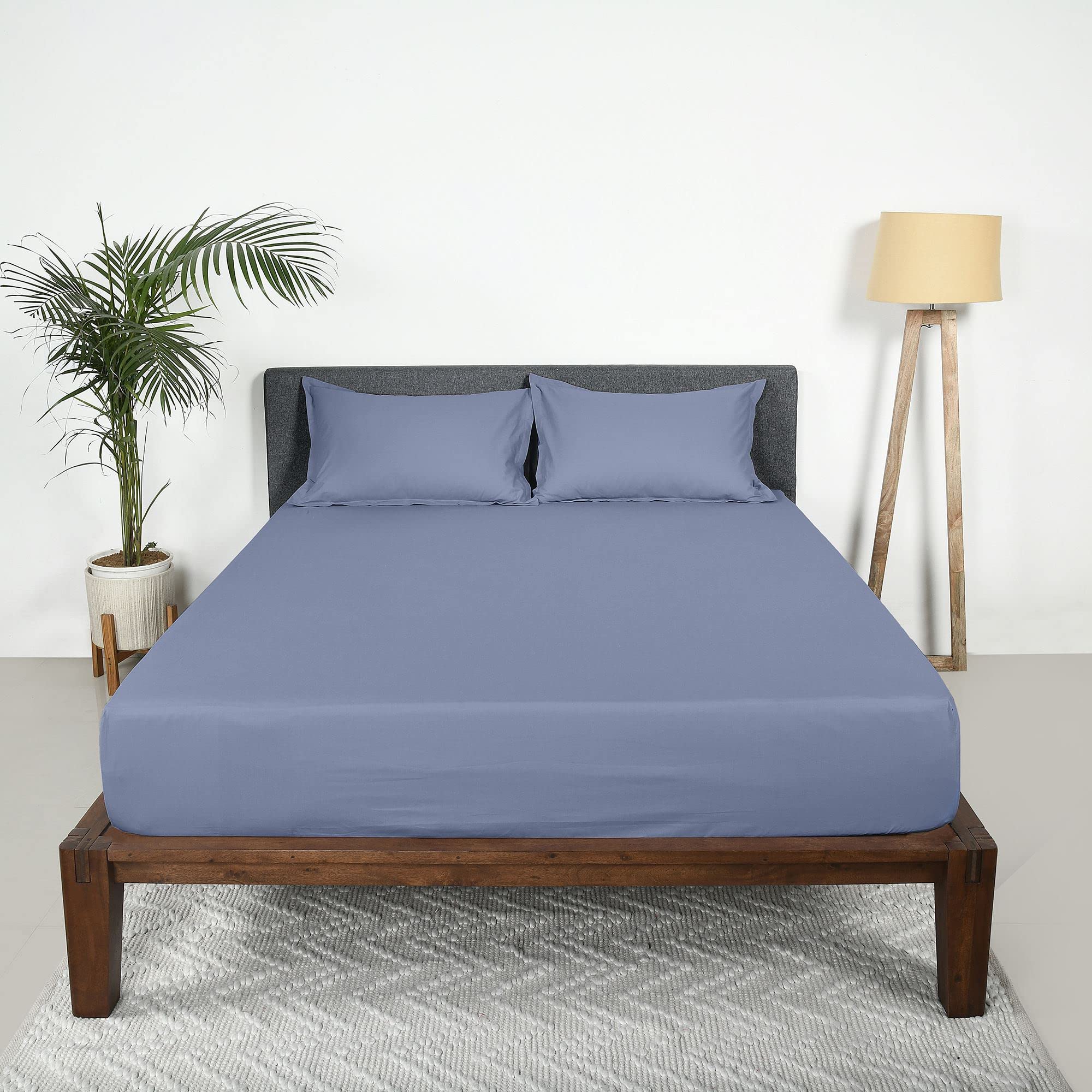 SleepyCat Cotton Bedsheet Set - Queen Size -6 SleepyCat Cotton Bedsheet Set - Queen Size -6