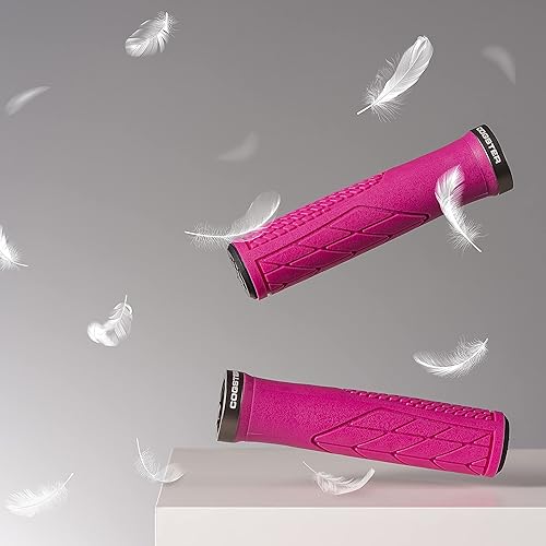 Miniatura 3 de COGSTER Elega - Agarres de goma ligeros para manillar de bicicleta, para bicicletas XC, MTB, BMX