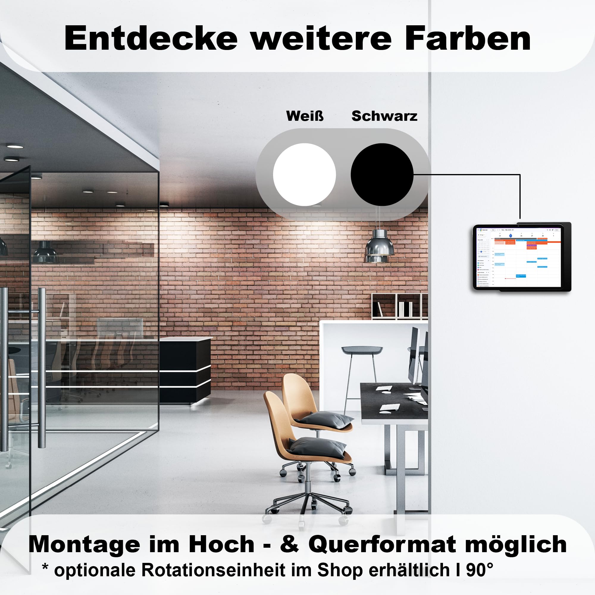 Companion Wall Home - Supporto da parete per tablet, Apple 27,9 cm (11)