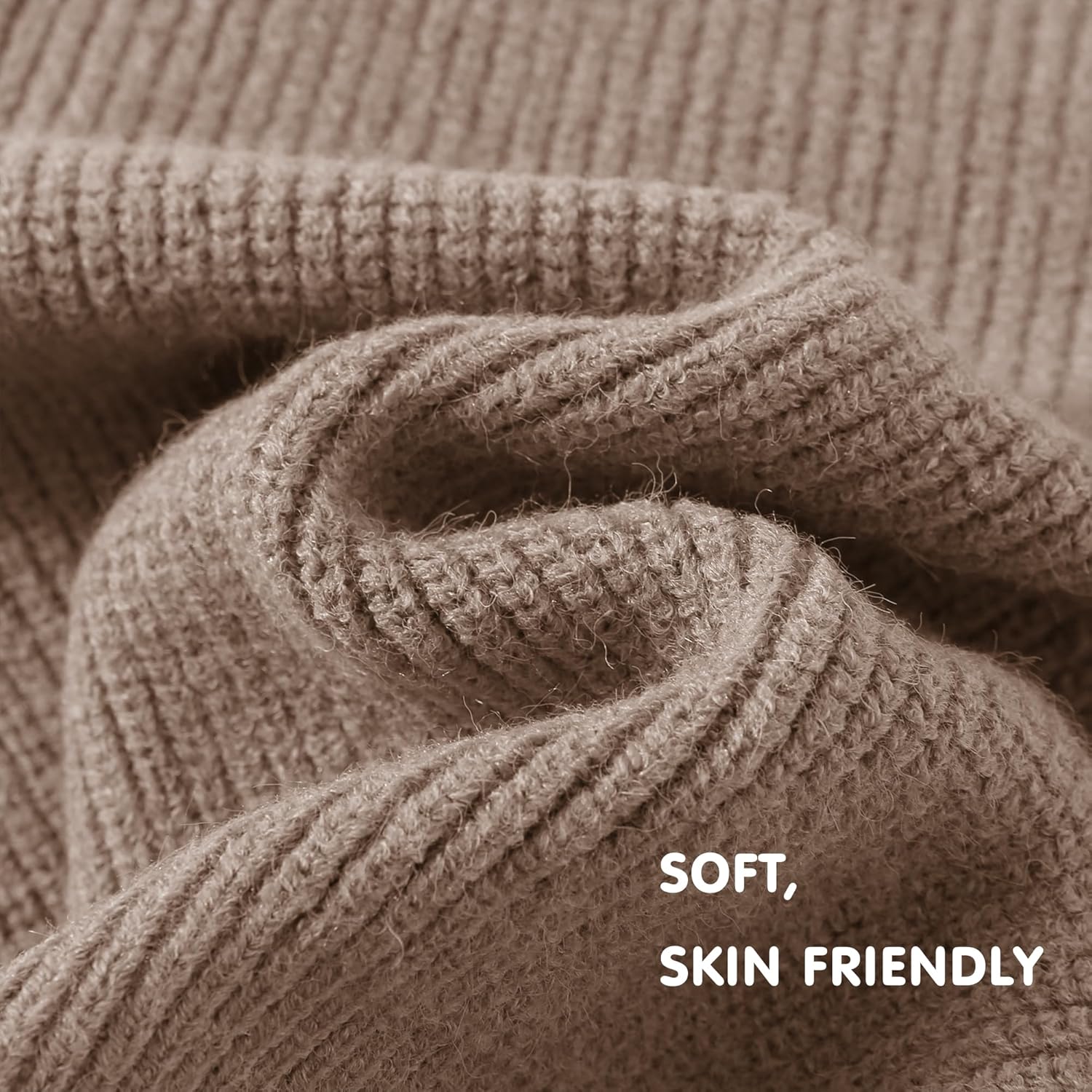 Jimonda Toddler Knit Sweater Round Neck Cute Long Sleeve Pullover Sweatshirt for Baby Girl Boy Oversized Fall Winter Clothes - Image 5