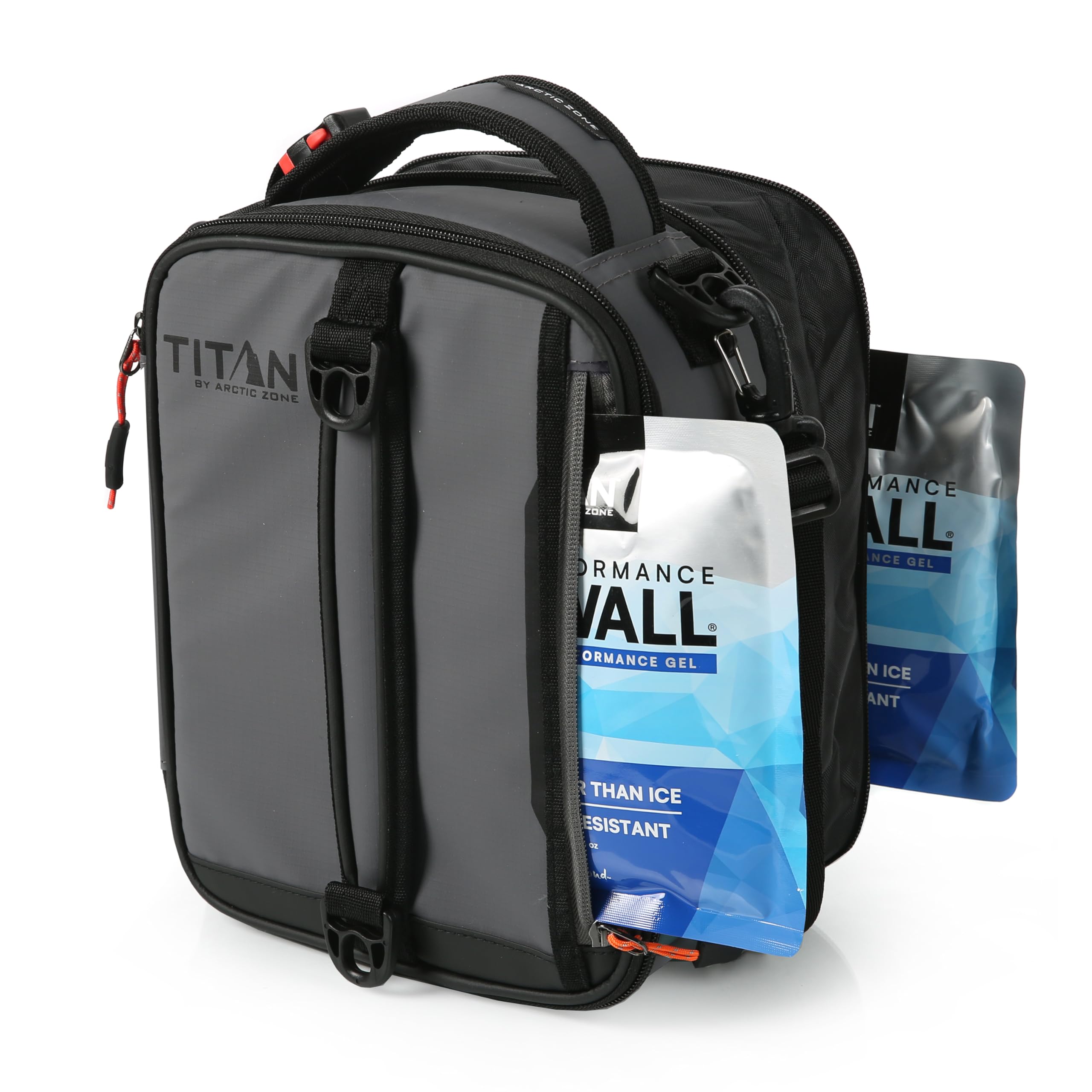 Titan High Performance Insulated Expandable Lunch Pack - Sharkskin Gray