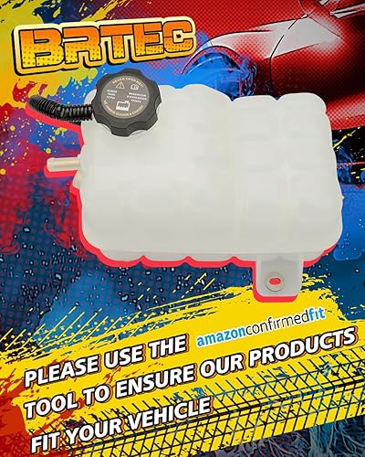 Miniatura 7 de Tanque de depósito de recuperación de desbordamiento de refrigerante del motor con sensor y tapa 1999-2007 para Chevy Silverado 1500 HD Suburban